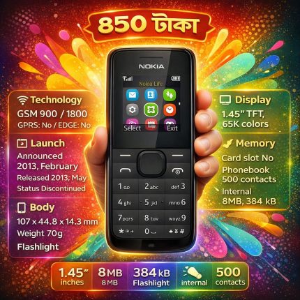 নকিয়া ১০৫ কালো কালার